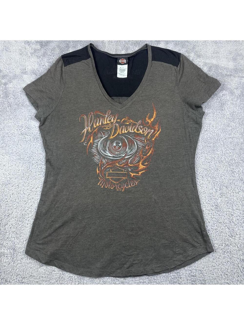 Harley-Davidson Women's Short Sleeve V-Neck T-Shirt